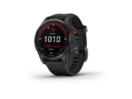 garmin fenix 7s solar gps smartwatch black slate grey 1143663