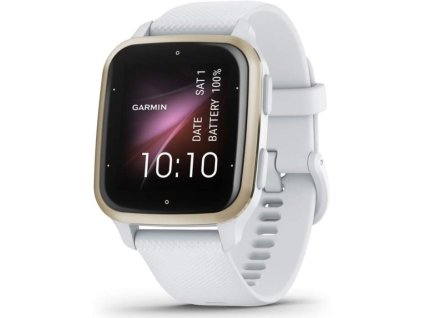 Garmin Venu SQ 2, Cream Gold/ White  Smart hodiny s GPS a AMOLED displejom
