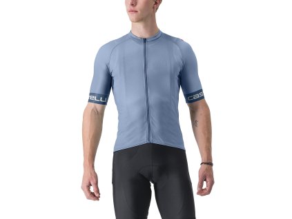 Castelli Entrata VI SS, Light steel blue/ Dark steel blue/ Winter sky  Letný, komfortný a exceletne priedušný dres