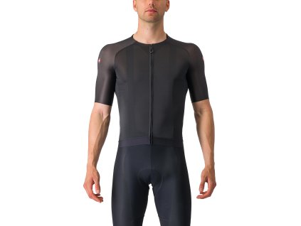 Castelli Aero Race 7.0 jersey, Light black  Pánsky letný, závodný dres