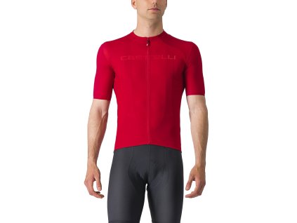 Castelli Prologo Lite, Rich red  Pánsky cyklistický dres s krátkym rukávom