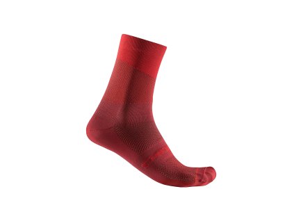 Castelli Orizonte 15, Red Cst/ Rich red  Pánske letné ponožky
