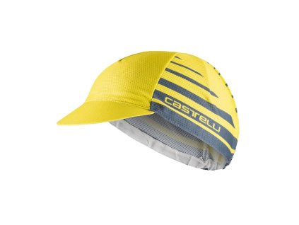 Castelli Classico cap, Sulphur/ Blue twilight  Cyklistická čiapka