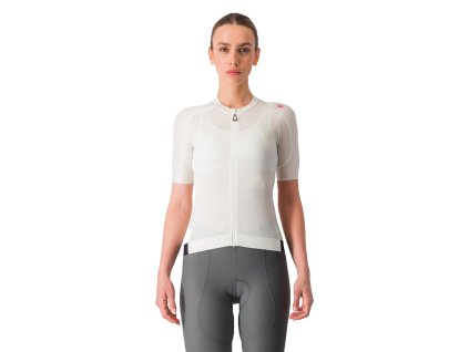 Castelli Espresso W jersey, Ivory/ Dark gray  Dámsky cyklistický dres s krátkym rukávom