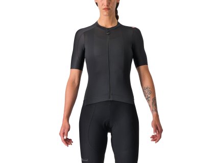 Castelli Espresso W jersey, Light black  Dámsky cyklistický dres s krátkym rukávom