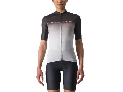 Castelli Salita jersey, Light black/ Silver gray-White  Dámsky cyklistický dres s krátkym rukávom