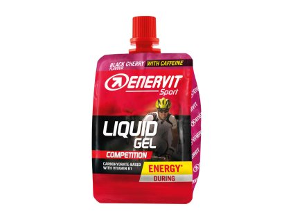 Enervit Liquid Gél Competition s kofeínom 60ml, Višňa  Rýchle dodanie energie  v géli