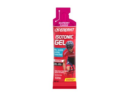 Enervit Isotonic Gel  60ml, Malina  Isotonický gél, ktorý dodá telu rýchlu energiu