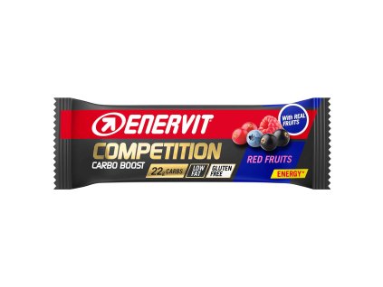 Enervit Competition bar 30g, Červené ovocie  Vysoká dávka energie do vrecka
