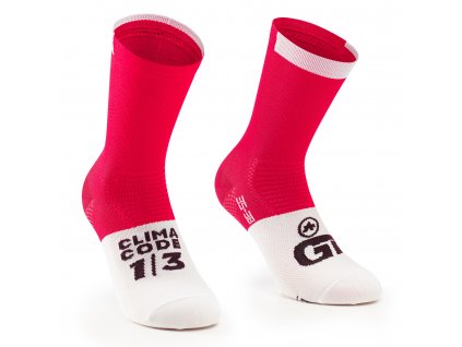 P13.60.700.4S GT Socks C2 Lunar Red fronte