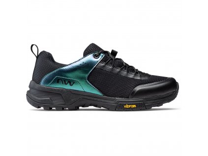 northwave freeland flat pedal womens shoes black iridiscent 16 9 1311955