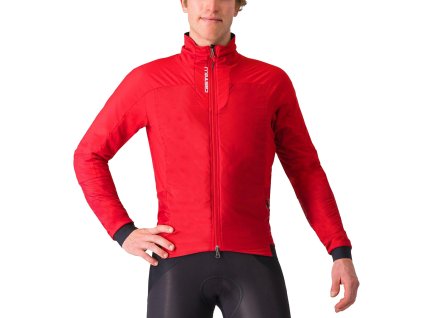 Castelli Fly Thermal, Rich red  Pánska ľahučká, zimná cyklistická bunda