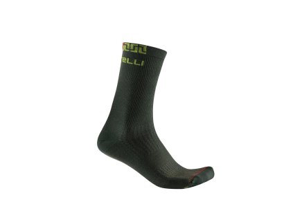 Castelli Bandito Merino 18, Deep green  Zimné cyklistické ponožky