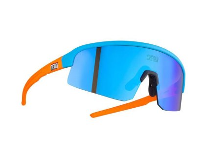 VIPER, rámeček CYAN ORANGE, skla MIRROR BLUE CAT 3