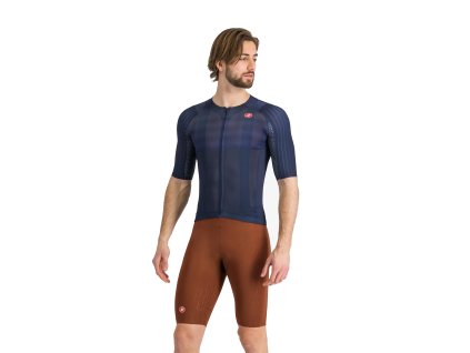 Castelli Free Aero Race S bibshort, Deep Mocha (Veľkosť XXL)