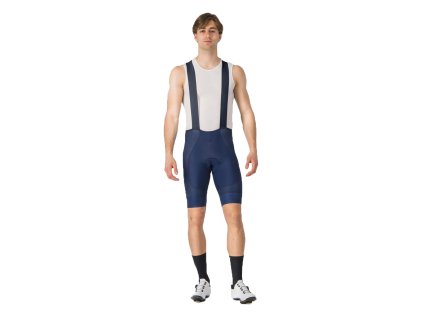 Castelli A/C bibshort, Belgian blue  Krátke nohavice s trakmi do horúcich dní