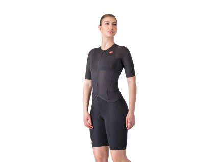 Castelli Free Sanremo 3 W Suit SS, Black (Veľkosť XS)