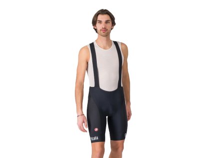 Castelli #GIRO108 Competizione 2, Black  Pánske cyklistické kraťasy s grafikou Giro D´Italia