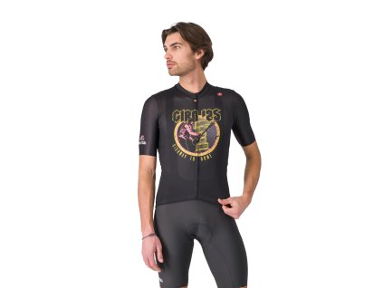 Castelli #GIRO108 Highway to Rome, Black  Pánsky letný výročný dres Giro dres