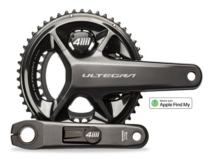 4iiii Shimano FC-R8100 Precision 3+ Pro DUAL  Merač výkonu na oboch kľukách s rôznym prevodníkom