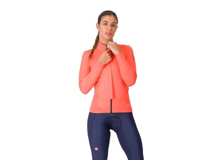 Castelli Perfetto Air W Jacket, Brilliant pink  Dámska cyklistická bunda do rôznych chladných a premenlivých podmienok