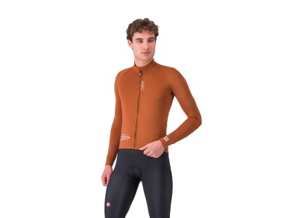 Castelli DO.DI.CI. Jacket, Mocha  Závodná bunda pre intenzívnejšie jazdy