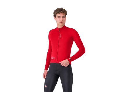 Castelli DO.DI.CI. Jacket, Rich red  Závodná bunda pre intenzívnejšie jazdy