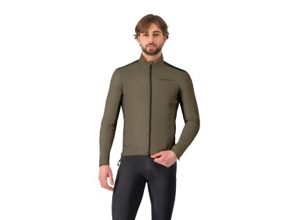 Castelli Unlimited Trail Jacket, Beetle/ Dark gray  Ľahko zbaliteľná bunda pre trailové jazdenie