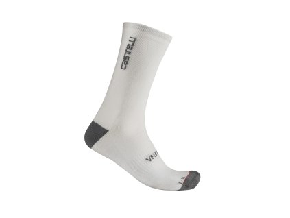 Castelli Venti Soft Merino, White  Teplé merino cyklistické ponožky