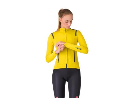 Castelli Perfetto Ros 3 W Jacket, Mango mojito  Dámska cyklo bunda do väčšiny podmienok