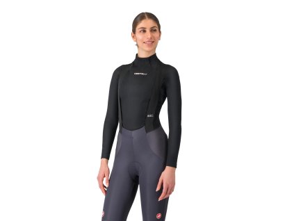 Castelli Flanders 2 Warm W LS, Black  Teplá základná vrstva s dlhým rukávom