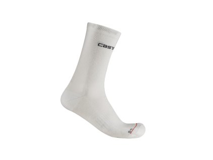 Castelli Diciotto Soft Merino W, White  Dámske zimné ponožky s merino vlnou