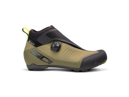 MTB tretry Sidi Hiemx black green olive 01
