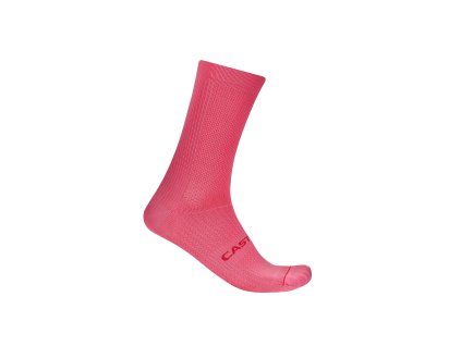 Castelli Espresso 18 sock, Rosa giro  Funkčné letné cyklistické ponožky, ako doplnok k espresso šatníku
