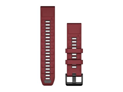 Garmin Silikónový remienok QuickFit 22, Marsala/ Graphite  Náhradný remienok na Garmin hodinky QuickFit