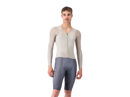 Castelli Body Paint V TT Speedsuit, Silver moon/ Clay/ Smoky gray  Pretekárska cyklistická kombinéza vytvorená pre jazdcov Worldtour