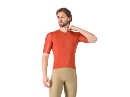 Castelli Espresso 2 jersey, Paprika  Redesignovaný obľúbený kúsok vo vašom šatníku castelli