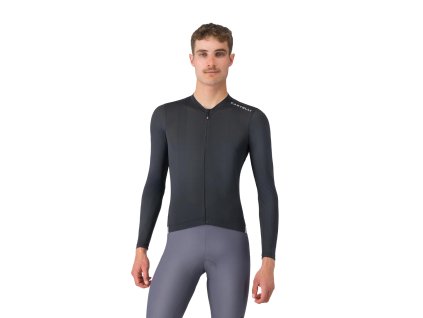 Castelli Espresso 2 LS jersey, Black  Redesignovaný obľúbený cyklo dres s dlhým rukávom