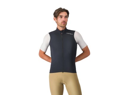 Castelli Espresso 2 Vest, Black  Vesta s windstoperom pre doplnenie vašej espresso kolekcie