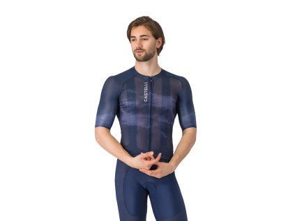 Castelli Climber's A/C jersey, Belgian blue/ Winter sky  Veľmi tenký cyklistický dres do horúcich letných dní