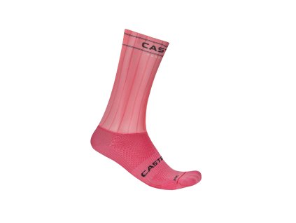 Castelli Fast Feet 4 sock, Rosa giro  Vyššie letné aero cyklo ponožky