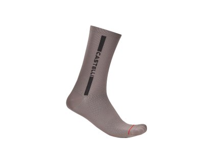 Castelli Linea Logo 15 sock, Clay/ Belgian blue  Veľmi priedušné a pohodlné cyklo ponožky