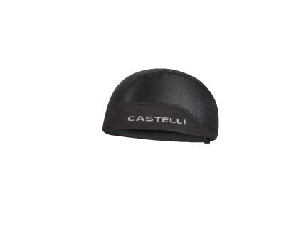 Castelli Summer skullcap, Black  Sieťovaná čiapka pod prilbu bez šiltu