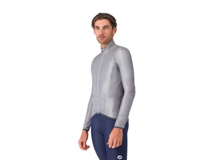 Castelli Aria Shell 2 jacket, Silver gray/ Dark gray  Veľmi ľahká a zbaliteľná pláštenka