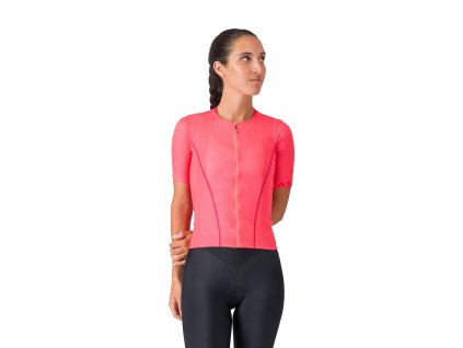 Castelli Anima Flow jersey, Briliant pink/ Hibiscus  Pohodlný dámsky cyklistický dres, teraz v rôznych farbách