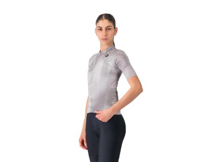 Castelli Cosmic Vortex jersey, Gray  Dizajnový kúsok, ktorý nesmie chýbať v šatníku žiadnej cyklistky