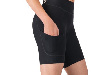Castelli Comfort Travel short, Black  Veľmi pohodlné dámske šortky na bicykel aj mimo ňeho
