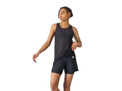 Castelli Movement Travel short, Black  Dámske ľahké cyklo šortky 2v1 s minimalistickou výstelkou