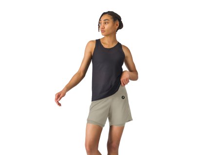 Castelli Movement Travel short, Silver moon  Dámske ľahké cyklo šortky 2v1 s minimalistickou výstelkou