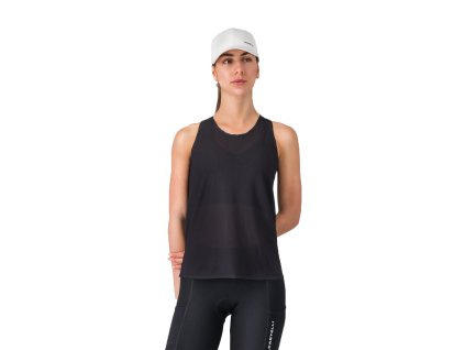 Castelli Comfort Travel Mesh TOP, Black  Ľahký meshový top do horúcich dní